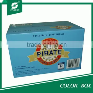 RECYCLED CORRUGATED CARDBOARD COLOR BOX thumbnail-1