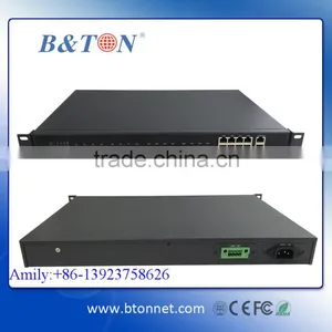 FTTX Solution EPON GEPON OLT With 8 PON Fiber Port 1:32 1:64 Ratio thumbnail-1