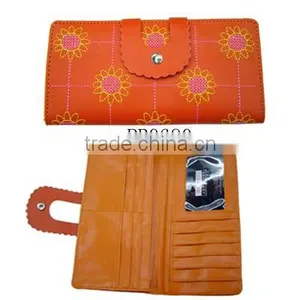 China Supplier Leather Fashion Latest Lady Leather Purse Lady Wallet thumbnail-1