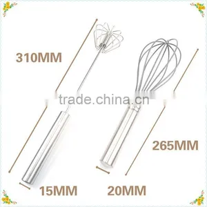 Electric Handle Beater Silicon Egg Beater / Egg Whisk Stainless Steel Egg Beater thumbnail-2