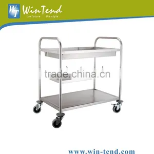 Hotel Restaurant AISI 304 Quality Stainless Steel Trolley thumbnail-6