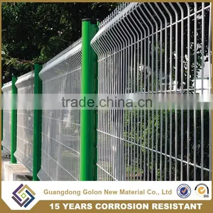 Golon High Quality Curve Mesh Fence Panel From Galvanized Welded Wire Mesh Factory, Mesh for Fencing Used thumbnail-4