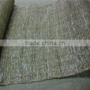 Ramie&lurex Manually Woven Fabric thumbnail-1