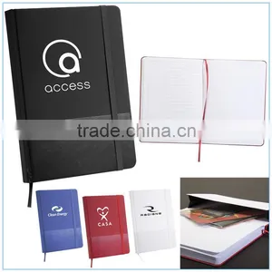 Black Art Paper Cover Notebook With Pen thumbnail-1