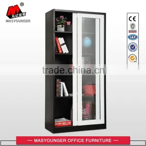 High Quality KD Structure Sliding Glass Door Filing Cabinet thumbnail-3