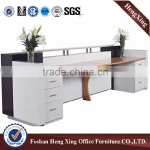 Standard Size Competitive Price Wooden Office Reception Desk HX-5DE149 thumbnail-1