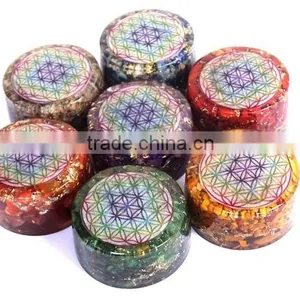 Wholesale Orgone Tower Buster Chakra Set : Flower Of Life thumbnail-5