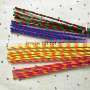 China Factory Supply DIY Crafts 0.3*30cm Twisted Pipe Cleaners Toys for Kids or Wedding Decoration thumbnail-3