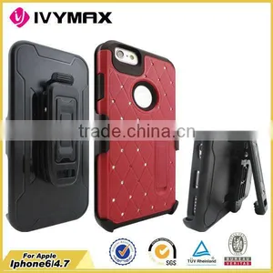 Wholesale Bling Stand Cellphone Case for Apple Iphone 6 4.7' thumbnail-1