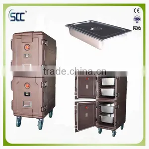 165L Food Warm Carrier Cart, Food Warm Transport Cabinet Made of Food Standard Lldpe With ROTOMOLDING thumbnail-1
