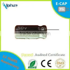 Electrolytic Capacitors 0.1MFD 50V 5X11 P=2 RoHs thumbnail-1