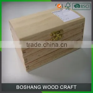 Boshang Custom Factory Wood Present Box thumbnail-3