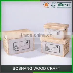 Variety of Colors Small Wooden Box Made in China thumbnail-3