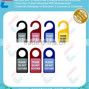 Promotional Custom Printing Plastic PVC Door Hanger Tags for Hotel thumbnail-1
