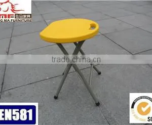 Newest Light-weight Popular Outdoor Furniture of Small Round Bench for Finish or Other Outdoor Activities Use thumbnail-1
