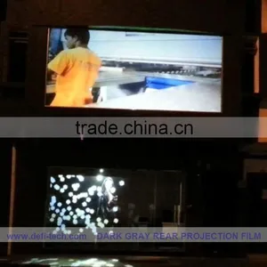 Dark Gray Portable Pop up Rear Projection Screen thumbnail-1