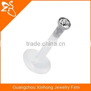 Free Sample Bioflex Labret Stud Bioplastic Custom Labret Piercing Jewelry thumbnail-1