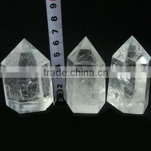 Natural Stone Clear Quartz Crystal Column thumbnail-1
