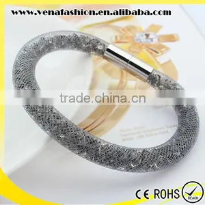 Newest Magnetic Cross Wrap Mixed Crystal Bracelet thumbnail-2
