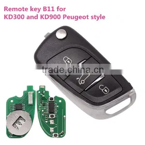 Peugeot Style 3 Button Remote Key Master B11for KD300 and KD900 to Produce Any Model Remote thumbnail-1
