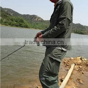 Men's Vented Camping Hiking Fishing Moisture Wicking Compressed Breathable Shirt thumbnail-2