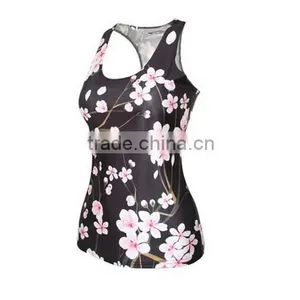 Women Sexy Bodycon Delicate Summer New Tree Print 3D Vest Tops thumbnail-5