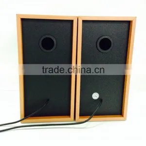 New Solid Wood Wooden Subwoofer Speakers Laptop Speakers Small Stereo USB Speaker thumbnail-5
