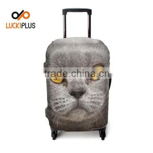 Luckiplus Spandex Soft Trolley Case Cover Unique Technology Portable Luggage Cover thumbnail-2