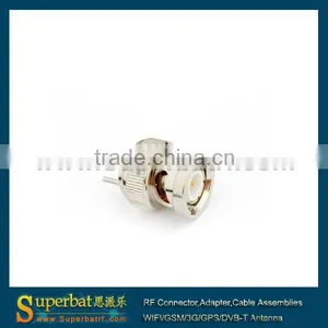 BNC Thru Hole Plug Vertical PCB Mount Mini Bnc Connector thumbnail-1