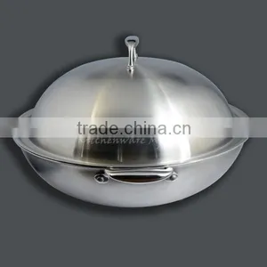 Graded Chinese Style SS18/8 Fried Wok thumbnail-1