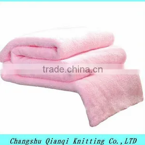 Cheap Plain Dyed Double-sided Coral Fleece Blanket thumbnail-1
