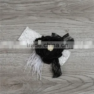 2016 Christmas Pearl Flower Bands Girls Hair Accessories thumbnail-6
