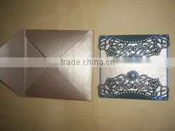 Laser Cut Handmade Paper Wedding Invitation Cards thumbnail-1
