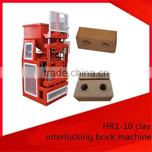 HR1-10 Full Automatic Eco Hydraulic Interlocking Brick Making Machinery Price thumbnail-3