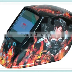 Sex Lady and Flame Picture Welding Helmet Helmet for Sale thumbnail-1