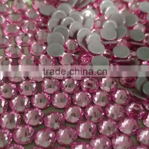 China Best Quality Ss20 Pink Color Sparkling Super Shine Hot Fix Rhinestone thumbnail-1