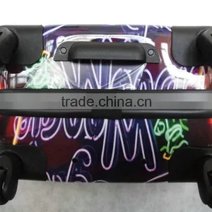 Modern Printed ABS+PC Trolley Luggage Case thumbnail-5