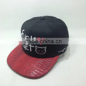 Custom Hat Nylon Flat Brim Snapback Hats With Rope Supplier's Choice thumbnail-2