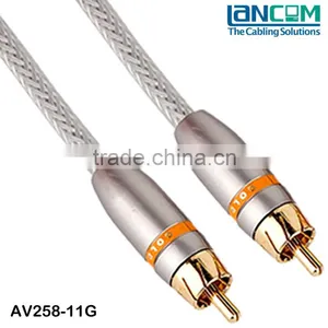 5.0mm,Premium Component Video Cable,M/M,Gold Plated thumbnail-1