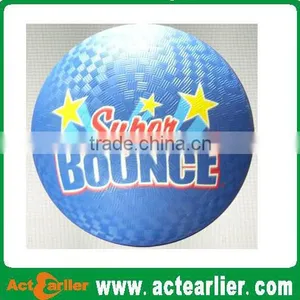 8.5 Inch Inflatable Rubber Playground Bouncing Balls for Kids thumbnail-4