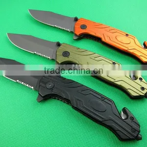 OEM Folding Knife 5Cr13 Hunting Knife Camping Glass Breaker Knife UDTEK01261 thumbnail-2