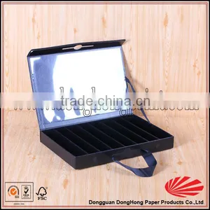 Bespoke Black Luxury Cardboard Suitcase Box thumbnail-1