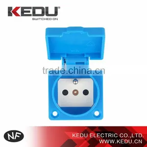KEDU Waterproof French Socket 16A 250V IP54 thumbnail-4