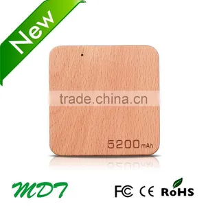 Marvel Universe 5200mah External Wireless Wooden Power Bank thumbnail-6