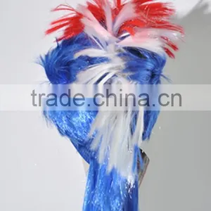 Cock Colorful Wig Clown Fans Wig Multi Color Wig N355 thumbnail-3
