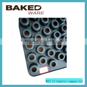 Carbon Steel Cupcake Pan Non-stick Muffin Pan Cake Pan With Loose Base thumbnail-5