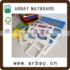 Best Quality Decorative Uncut and Precut Paper Matboard for Photo Frame Passepartout Frame thumbnail-5