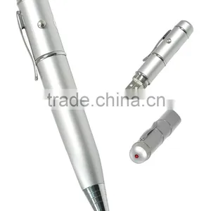 Cheap Pen Usb Flash Drive, Custom Laser Pointer Usb Pen 8GB, Metal Usb Flash Drive Pen thumbnail-6