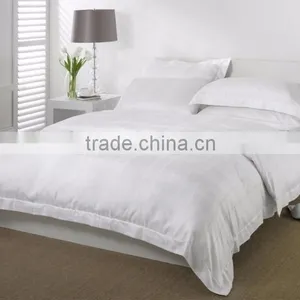2015 Deluxe Design 100% Cotton Nantong Wholesale White Sateen Disposable Hotel Bed Linen/bedding Set thumbnail-1