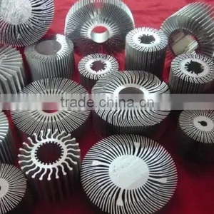 Aluminum 7 Extruded Sunflower Type Radial Heatsink thumbnail-2